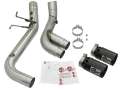 Picture of aFe Victory Series 4in 409-SS DPF-Back Exhaust w- Dual Black Tips 2017 GM Duramax V8-6-6Ltd L5P