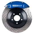 Picture of StopTech 05-14 Ford Mustang ST-40 Blue Calipers 355x32mm Drilled Rotors Front Big Brake Kit