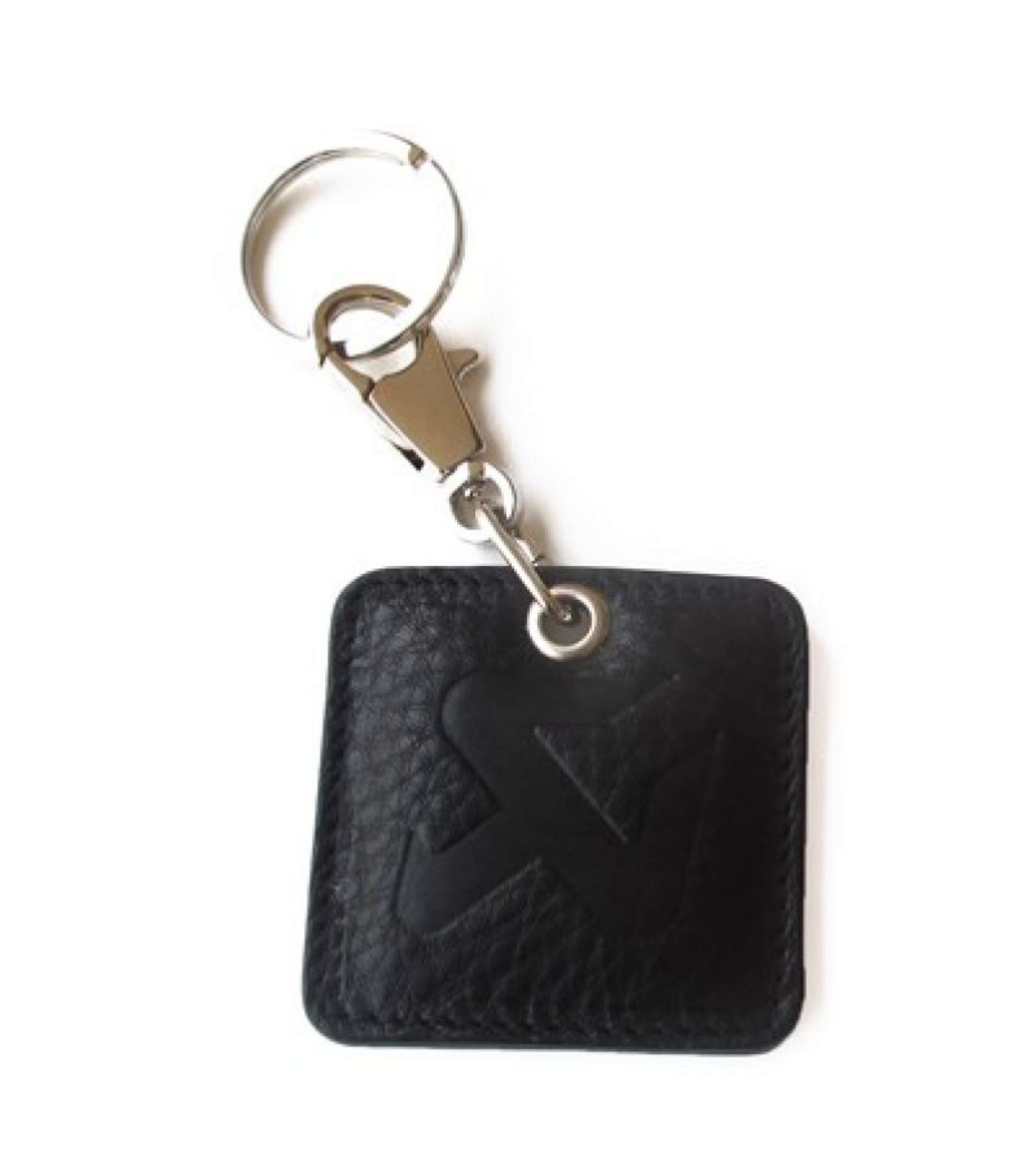 Picture of Akrapovic Square Leather Keychain - black