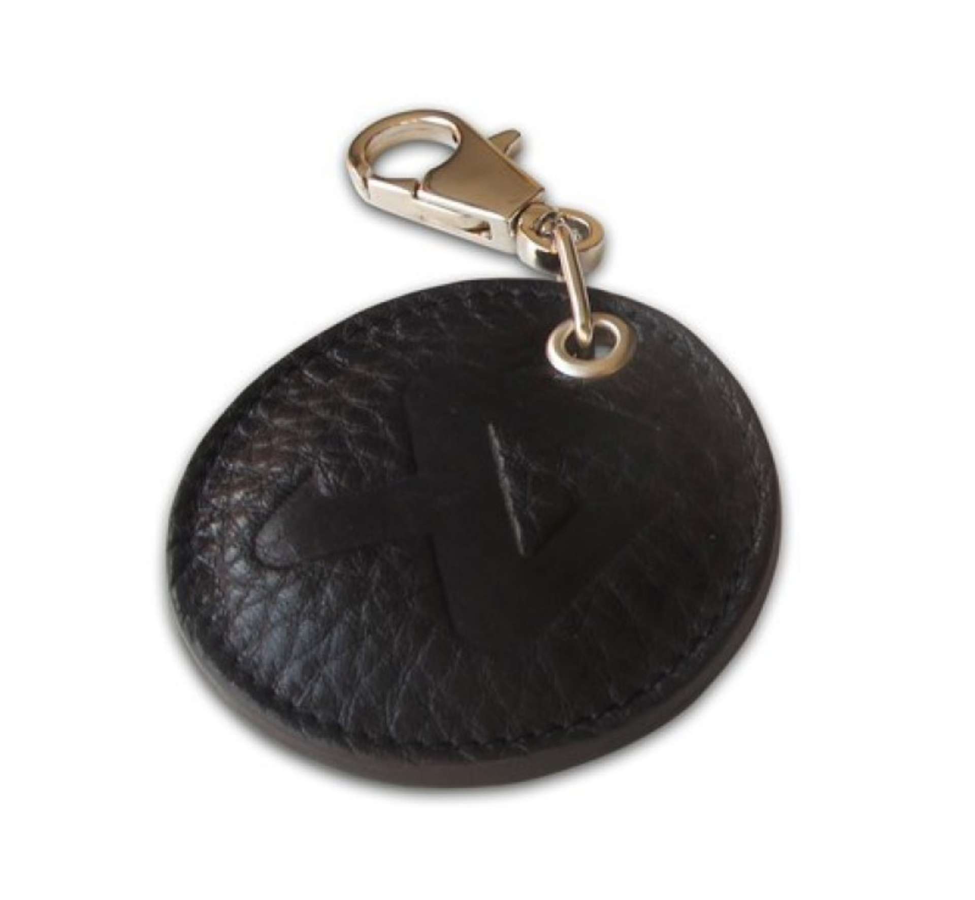 Picture of Akrapovic Round Leather Keychain - black