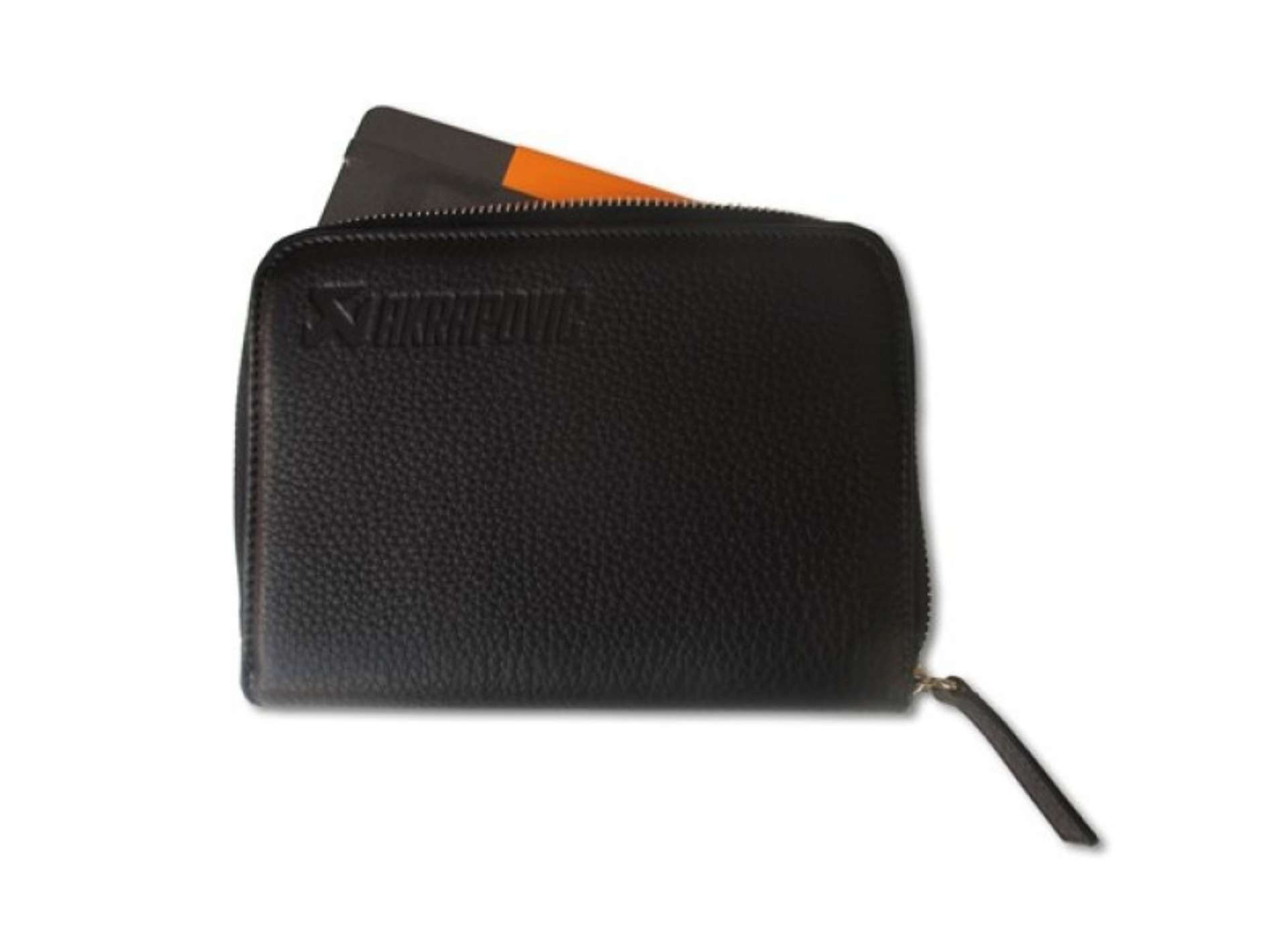 Picture of Akrapovic Leather Zip Notebook M black