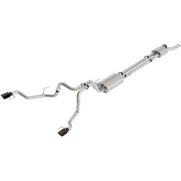 Picture of Ford Racing 2017 F150 Raptor 3-5L Sport Cat-Back Exhaust System Dual Rear Exit w- Black Tips