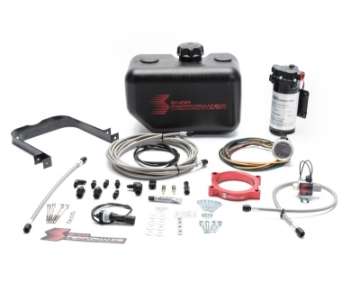Picture of Snow Performance 10-15 Camaro Stg 2 Boost Cooler F-I Water Injection Kit SS Braided Line & 4AN