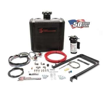 Picture of Snow Performance Stg 3 Boost Cooler Water Injection Kit TD Red Hi-Temp Tubing and Quick Fittings