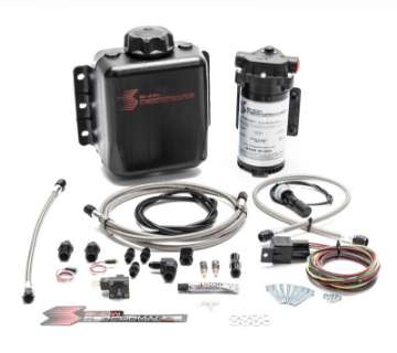 Picture of Snow Performance Stg 1 Boost Cooler F-I Water Injection Kit Incl- SS Braided Line and 4AN Fittings