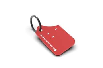 Picture of Rally Armor Mini UR Mud Flap Keychain - Red w- White Logo