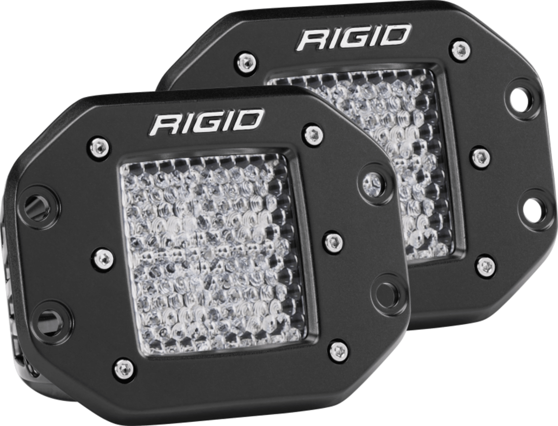 Picture of Rigid Industries Dually - Flush Mount - 60 Deg- Lens - Set of 2