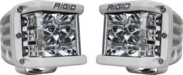 Picture of Rigid Industries D-SS - Flood - Set of 2 - White Housing