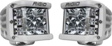 Picture of Rigid Industries D-SS - Flood - Set of 2 - White Housing