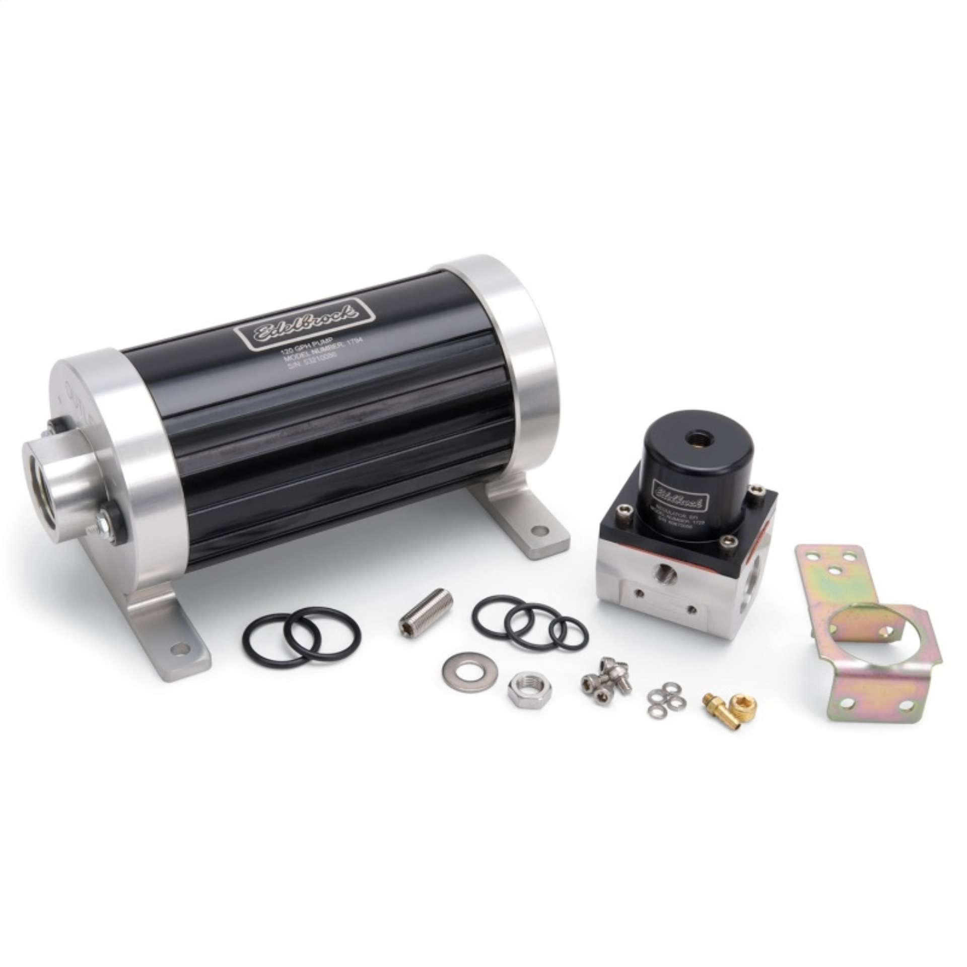 Picture of Edelbrock Fuel Pump Kit 1794 Pump And 1729 Regulator for EFI Supports Up to 1500Hp