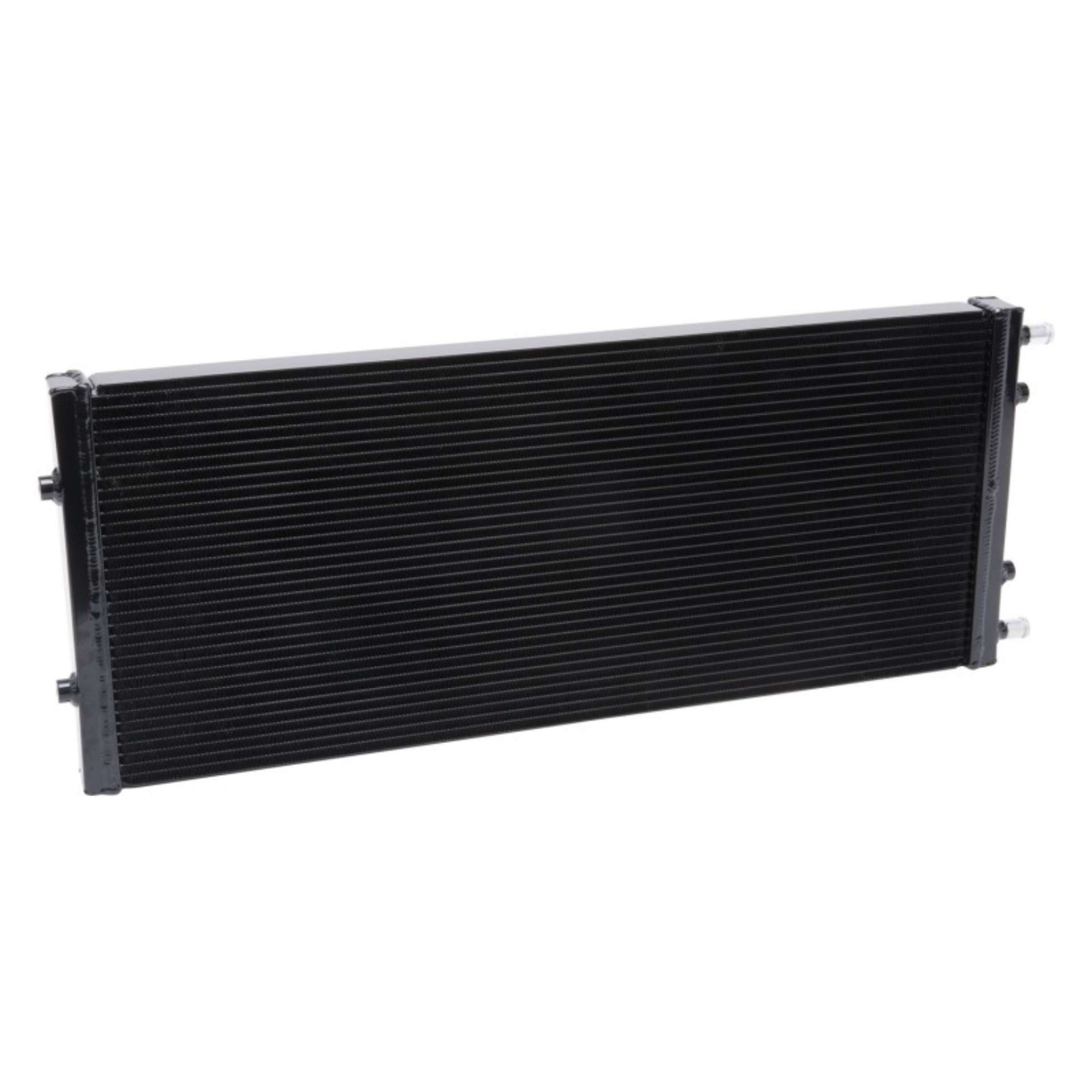 Picture of Edelbrock Heat Exchanger Dual Pass Single Row 55 000 Btu-Hr 34In W X 14In H X 2 25In D Black