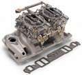 Picture of Edelbrock Dual Quad Kit Performer RPM Air Gap BBC Oval Port