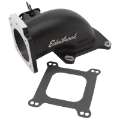 Picture of Edelbrock Low Profile Intake Elbow 90mm Throttle Body to Square-Bore Flange Black Finish