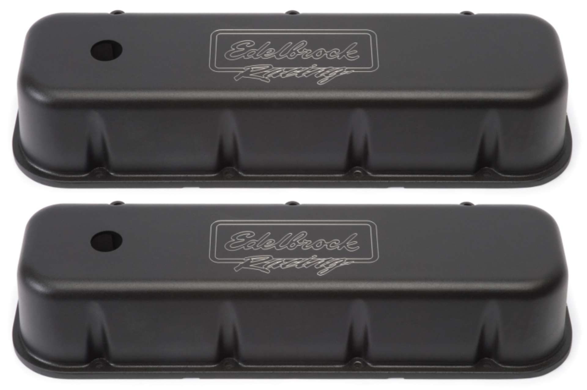 Picture of Edelbrock Valve Cover Victor Series Chevrolet 1965 and Later 396-502 V8 Tall Black