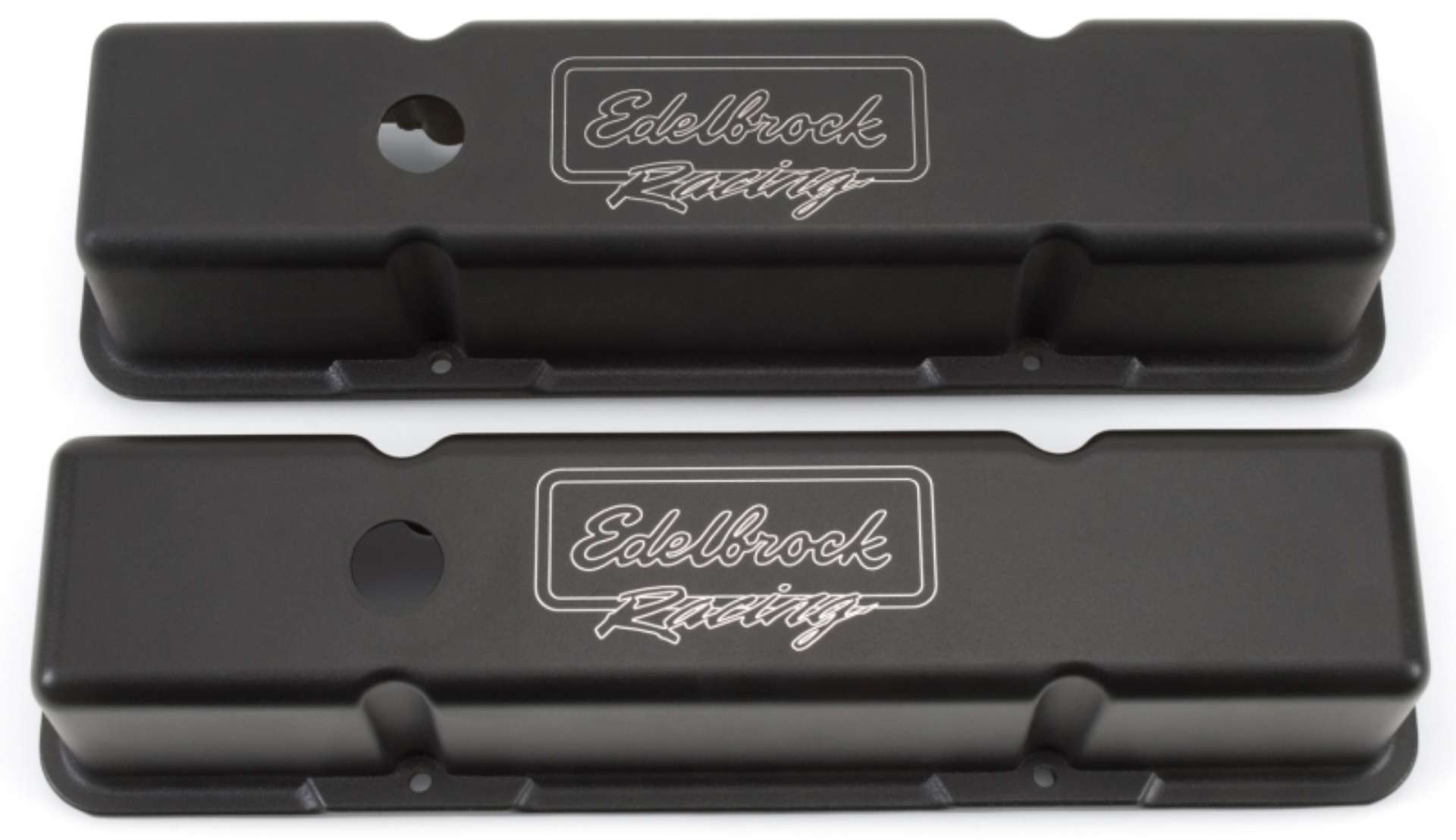 Picture of Edelbrock Valve Cover Victor Series Chevrolet 1959-1986 262-400 CI V8 Tall Black