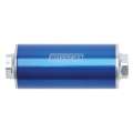 Picture of Russell Performance Profilter Fuel Filter 6in Long 60 Micron -10AN Inlet -10AN Outlet - Blue