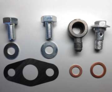 Picture of HKS Oil Parts Kit for GTIII-5R-4R Oil Piping Required to Replace T51R-TO4Z to GTIII-5R-GTIII-4R