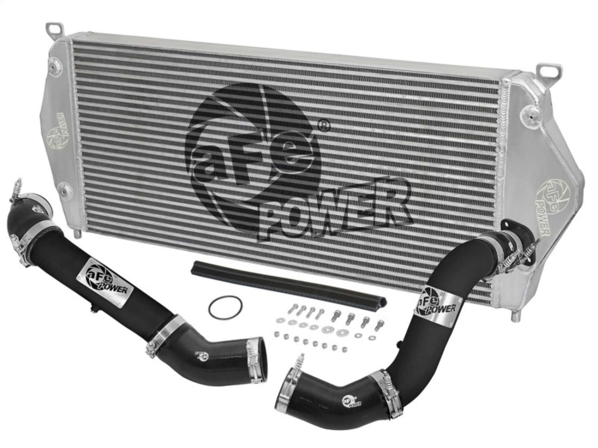 Picture of aFe BladeRunner Intercooler w- Black Tubes 16-17 Nissan Titan XD V8 5-0L td