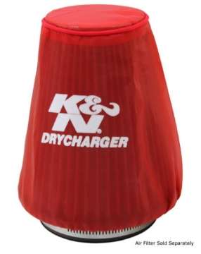 Picture of K&N Red Drycharger 5-25in x 3in Round Tapered Air Filter Wrap