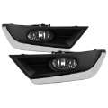 Picture of Spyder 17-18 Honda CRV OEM Chrome Trim Fog Lights w-Switch & Cover - Clear FL-HCRV2017-C