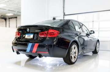 Picture of AWE Tuning BMW F3X 340i Touring Edition Axle-Back Exhaust - Chrome Silver Tips 102mm