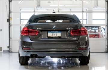 Picture of AWE Tuning BMW F3X 28i - 30i Touring Edition Axle-Back Exhaust Single Side - 80mm Silver Tips