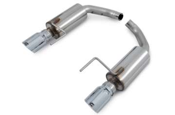 Picture of AWE Tuning S550 Mustang EcoBoost Axle-back Exhaust - Touring Edition Chrome Silver Tips