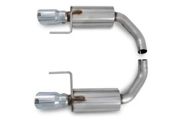 Picture of AWE Tuning S550 Mustang EcoBoost Axle-back Exhaust - Touring Edition Chrome Silver Tips