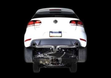 Picture of AWE Tuning Mk6 GTI Performance Catback - Diamond Black Round Tips