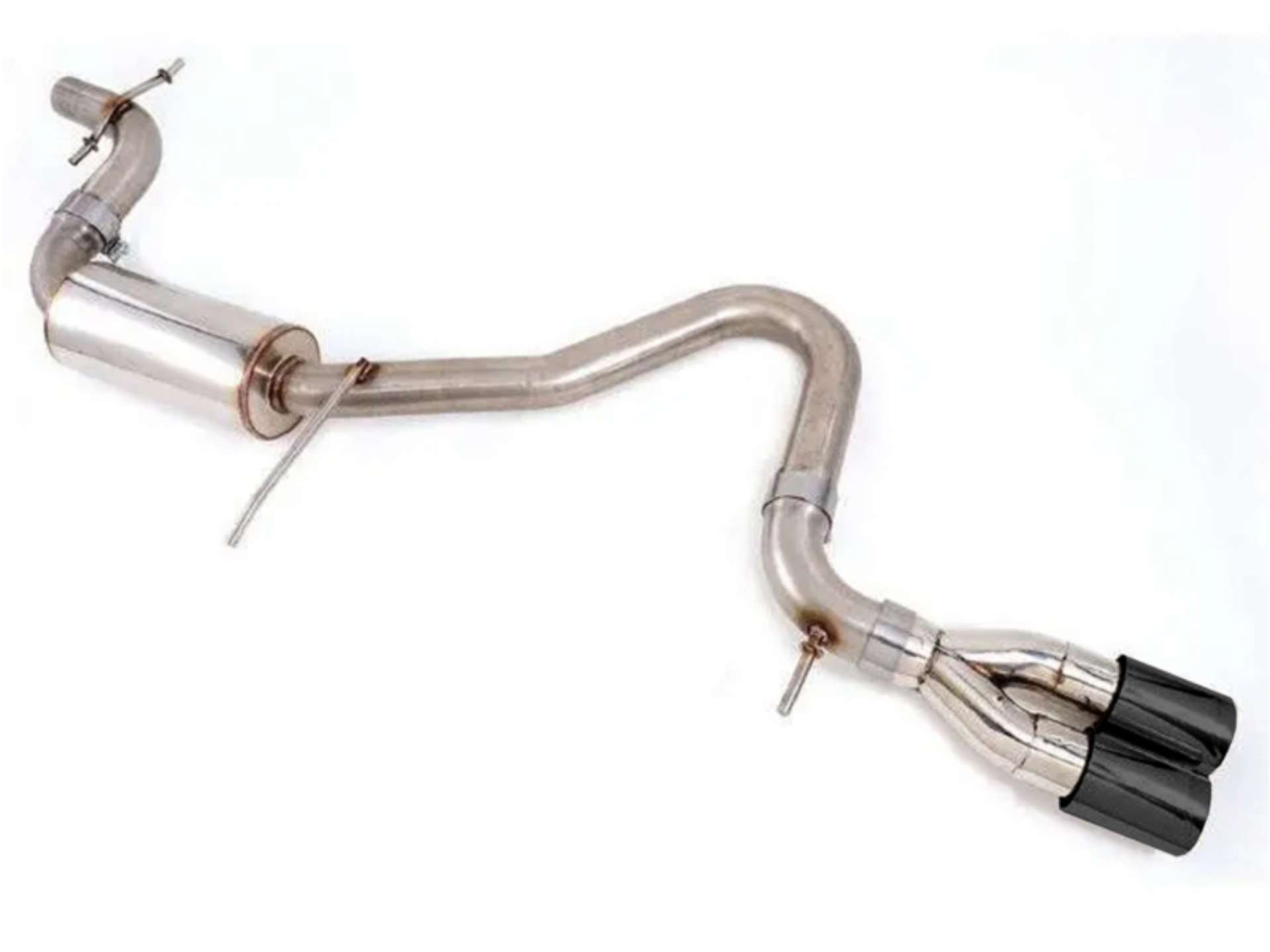 Picture of AWE Tuning Golf TDI Performance Exhaust - Diamond Black Tips