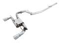 Picture of AWE Tuning Ford Focus RS SwitchPath Cat-back Exhaust - Chrome Silver Tips