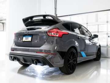 Picture of AWE Tuning Ford Focus RS SwitchPath Cat-back Exhaust - Diamond Black Tips