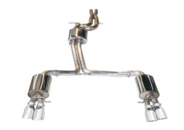 Picture of AWE Tuning Audi B8 - B8-5 S4 3-0T Touring Edition Exhaust - Chrome Silver Tips 90mm