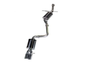 Picture of AWE Tuning Audi B8 A4 Touring Edition Exhaust - Single Side Diamond Black Tips