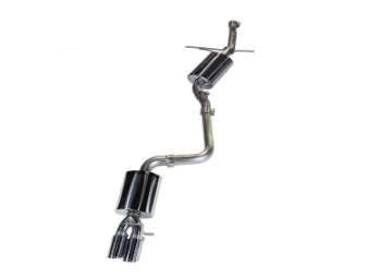 Picture of AWE Tuning Audi B8 A5 2-0T Touring Edition Single Outlet Exhaust - Diamond Black Tips