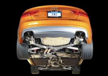 Picture of AWE Tuning Audi B8-5 S5 3-0T Touring Edition Exhaust System - Diamond Black Tips 102mm