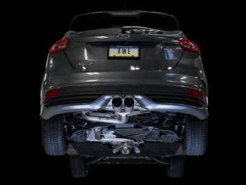 Picture of AWE Tuning Ford Focus ST Track Edition Cat-back Exhaust - Chrome Silver Tips