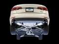 Picture of AWE Tuning Audi B9 A4 Touring Edition Exhaust Dual Outlet - Chrome Silver Tips Includes DP