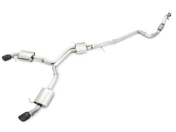 Picture of AWE Tuning Audi B9 A4 Touring Edition Exhaust Dual Outlet - Diamond Black Tips Includes DP