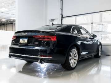 Picture of AWE Tuning Audi B9 A5 Touring Edition Exhaust Dual Outlet - Chrome Silver Tips Includes DP