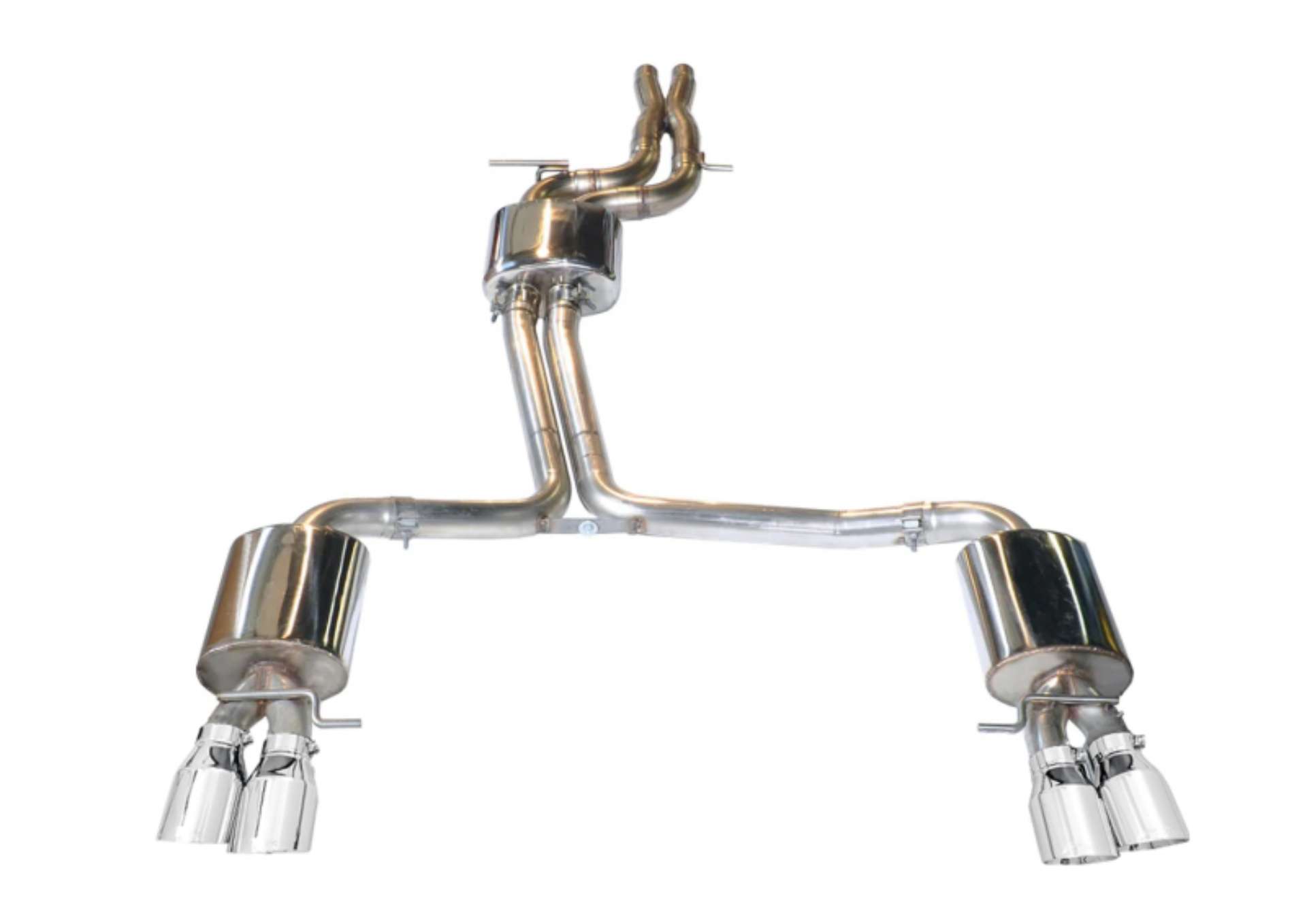 Picture of AWE Tuning Audi B8 S5 4-2L Touring Edition Exhaust System - Polished Silver Tips