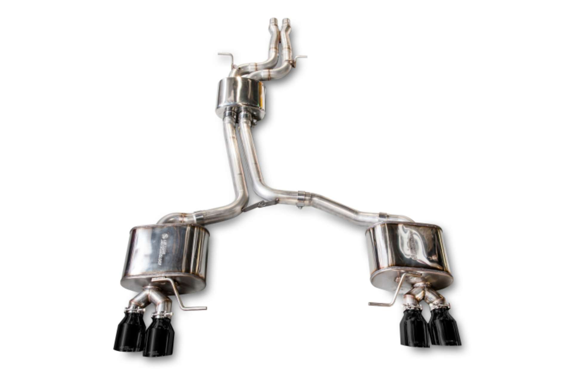 Picture of AWE Tuning Audi 8R SQ5 Touring Edition Exhaust - Quad Outlet Diamond Black Tips