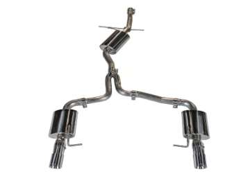 Picture of AWE Tuning Audi B8 A4 Touring Edition Exhaust - Dual Outlet Polished Silver Tips