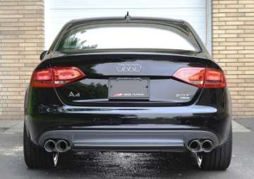 Picture of AWE Tuning Audi B8 A4 Touring Edition Exhaust - Quad Tip Polished Silver Tips - Does Not Fit Cabrio