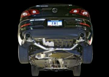 Picture of AWE Tuning VW CC Touring Edition Exhaust Dual Outlet - Chrome Silver Tips