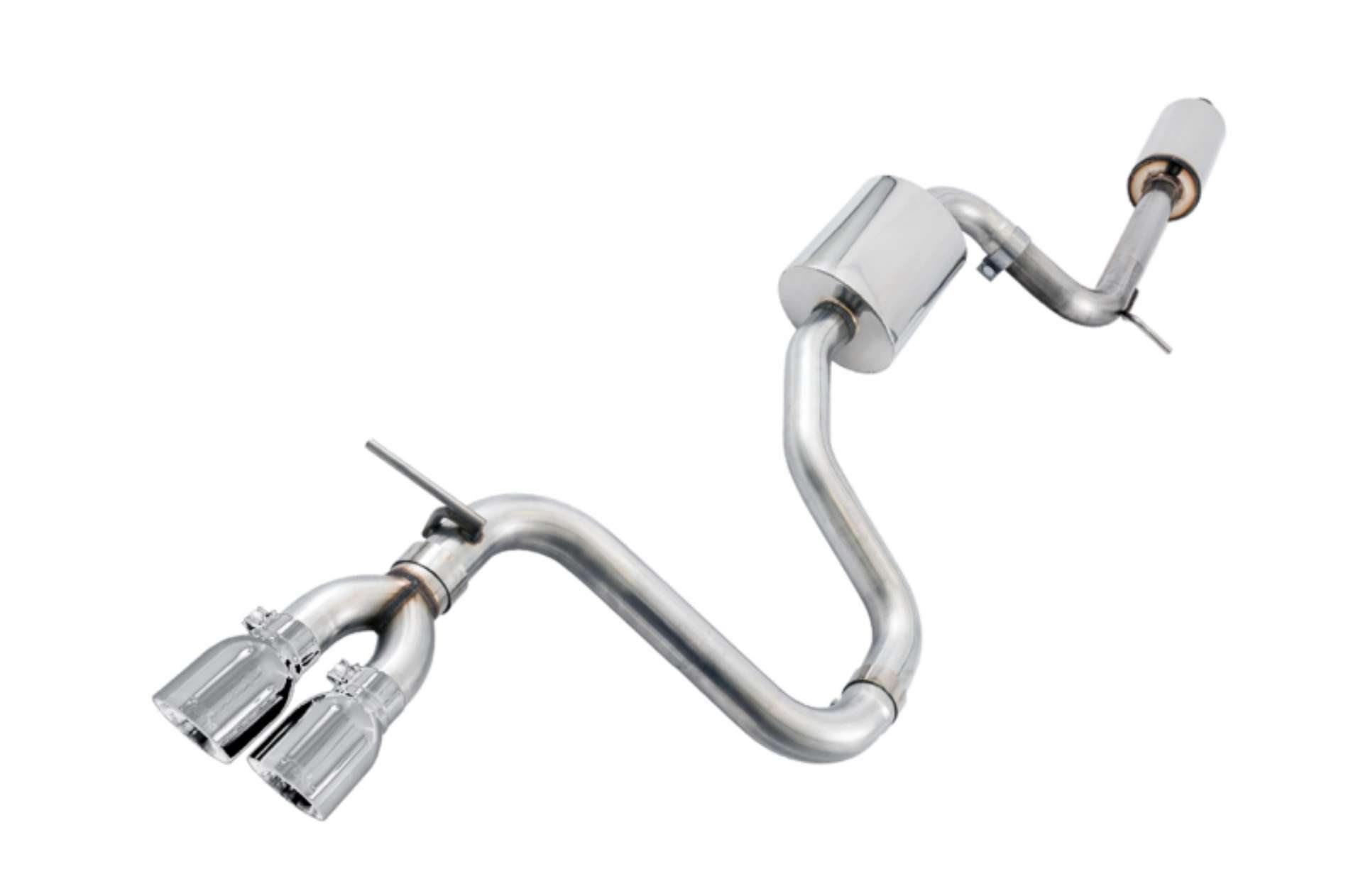 Picture of AWE Tuning VW MK7 Golf 1-8T Touring Edition Exhaust w-Chrome Silver Tips 90mm