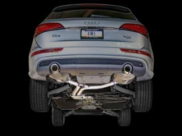 Picture of AWE Tuning Audi 8R Q5 3-0T Touring Edition Exhaust Dual Outlet Diamond Black Tips