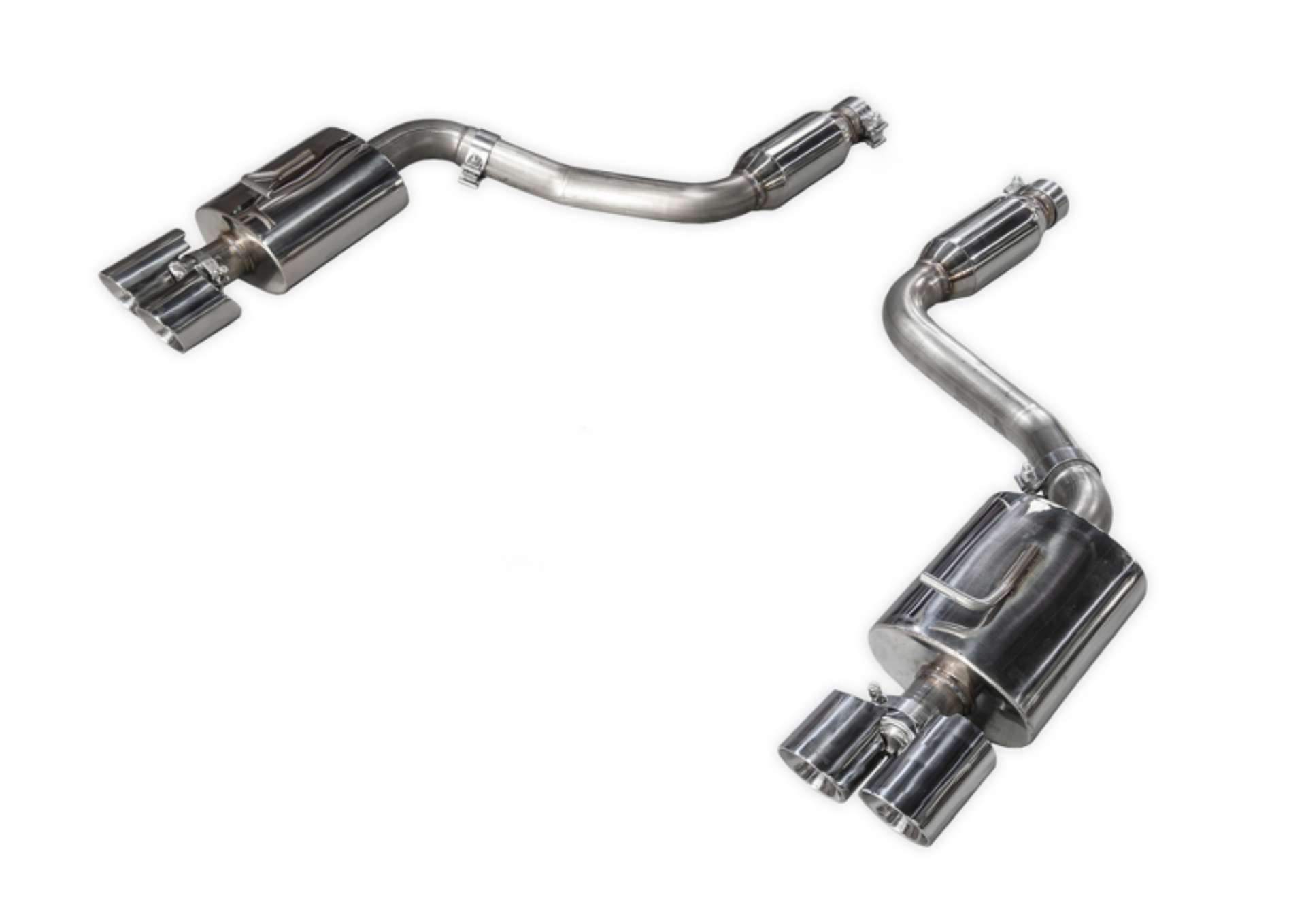 Picture of AWE Tuning Panamera 2-4 Touring Edition Exhaust 2011-2013 - w-Chrome Silver Tips