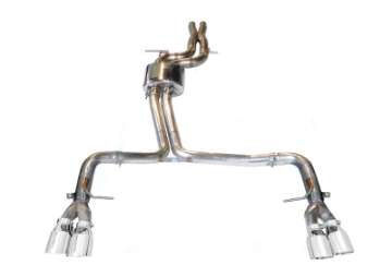 Picture of AWE Tuning Audi B8-5 S4 3-0T Track Edition Exhaust - Chrome Silver Tips 102mm