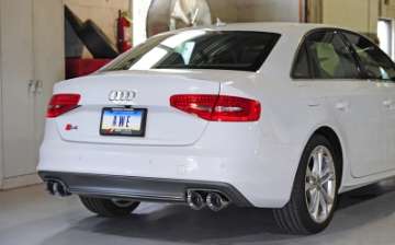 Picture of AWE Tuning Audi B8-5 S4 3-0T Track Edition Exhaust - Chrome Silver Tips 102mm